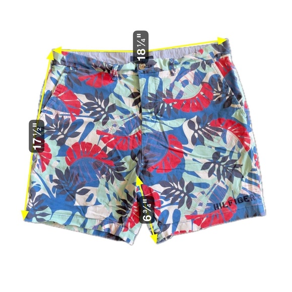 Tommy Hilfiger The Flex Men’s Size 36 Floral Walking Shorts 6.75” Inseam Summer - Picture 2 of 6
